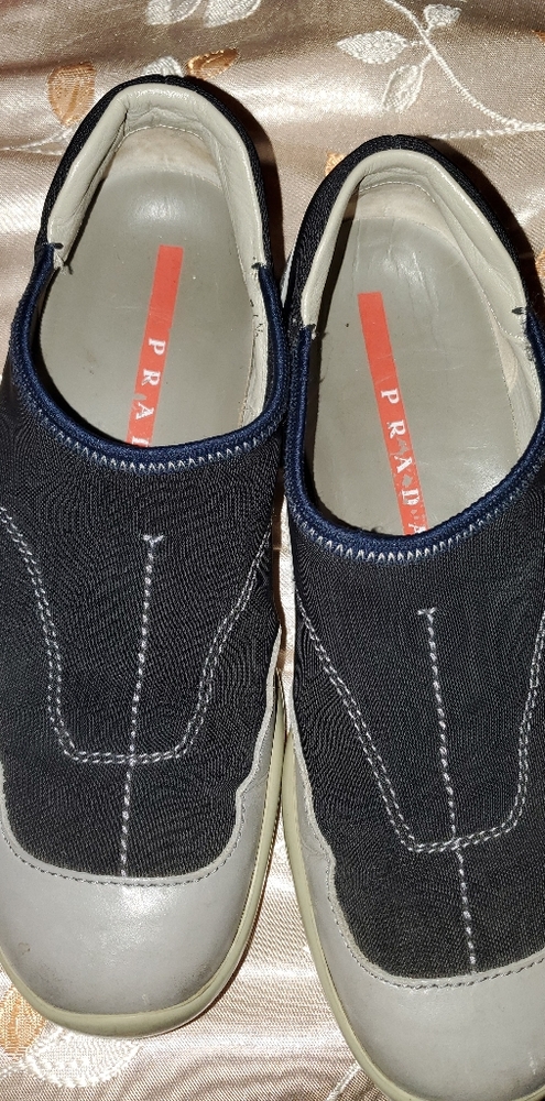 Prada slip on sneakers